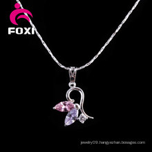 New Fashion Silver Simple Design Gold Pendant for Girls